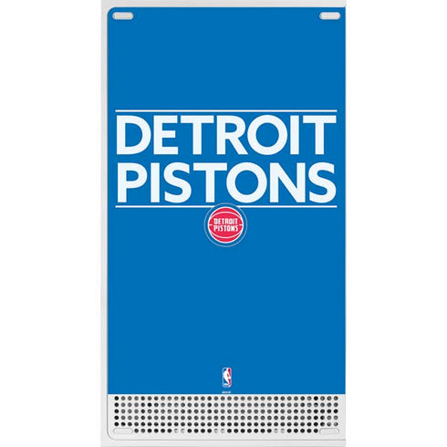 NBA Detroit Pistons Standard - Blue Xbox Series S Console Skin